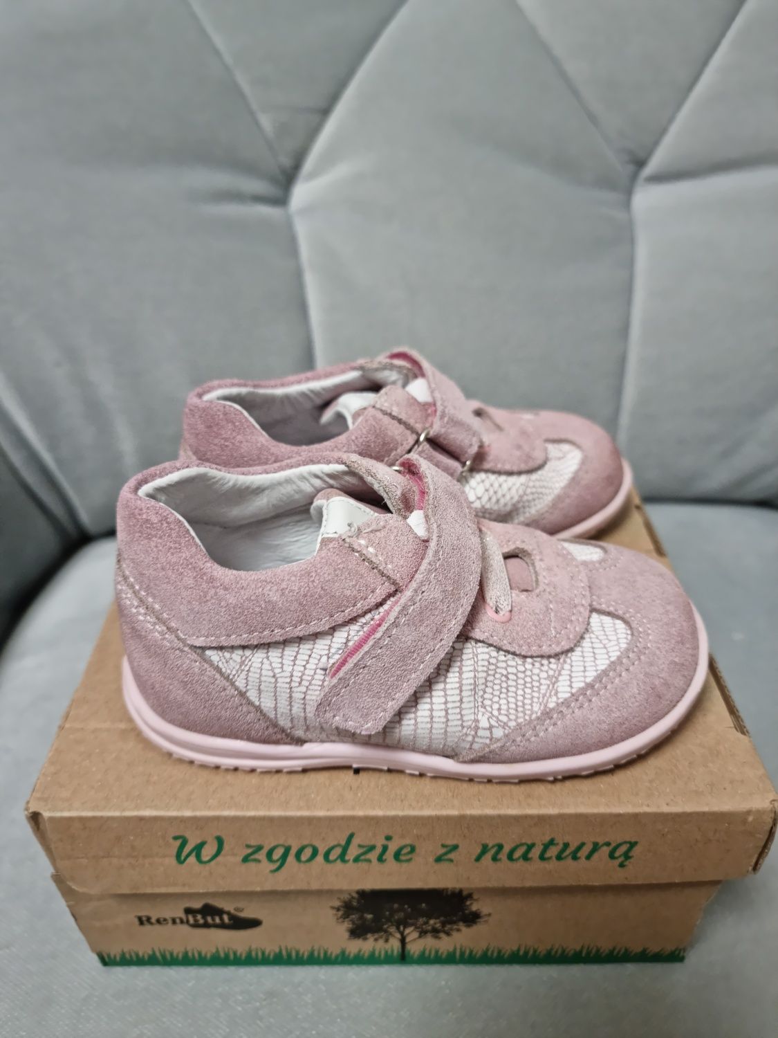 Buty Trzewiki półbuty adidasy dziewczynka renbut 22 jak NOWE