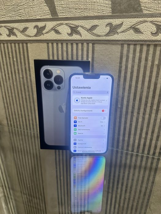 iPhone 13 Pro 128GB – Sierra Blue, Idealny stan, 100% bateria
