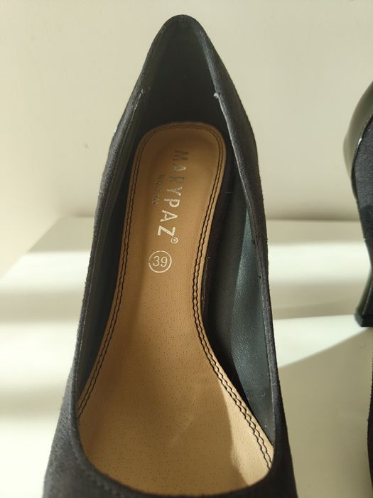 Sapato salto preto Marypaz