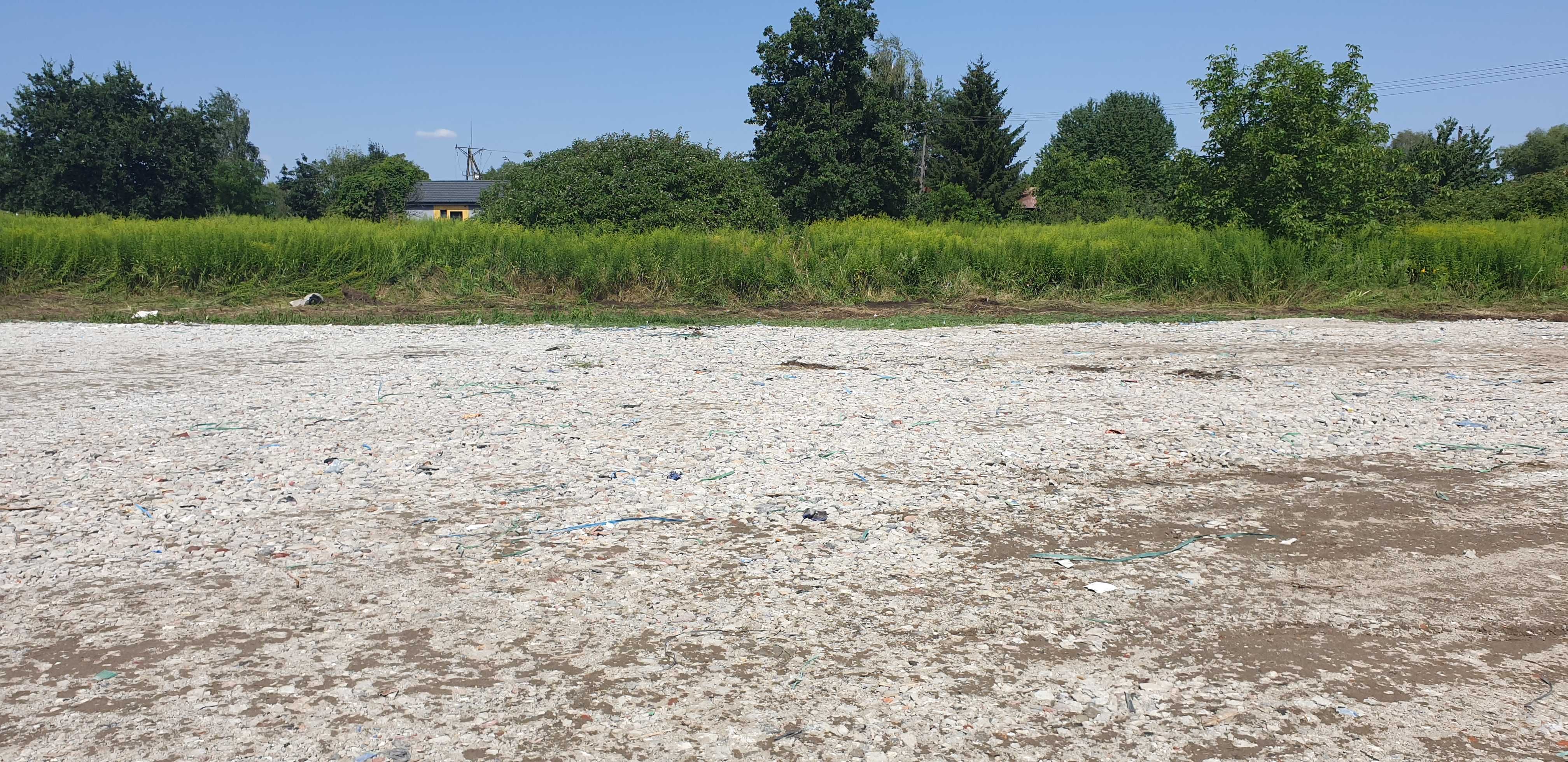 Wynajem plac utwardzony Lubin, centrum 24 ary, ogrodzony