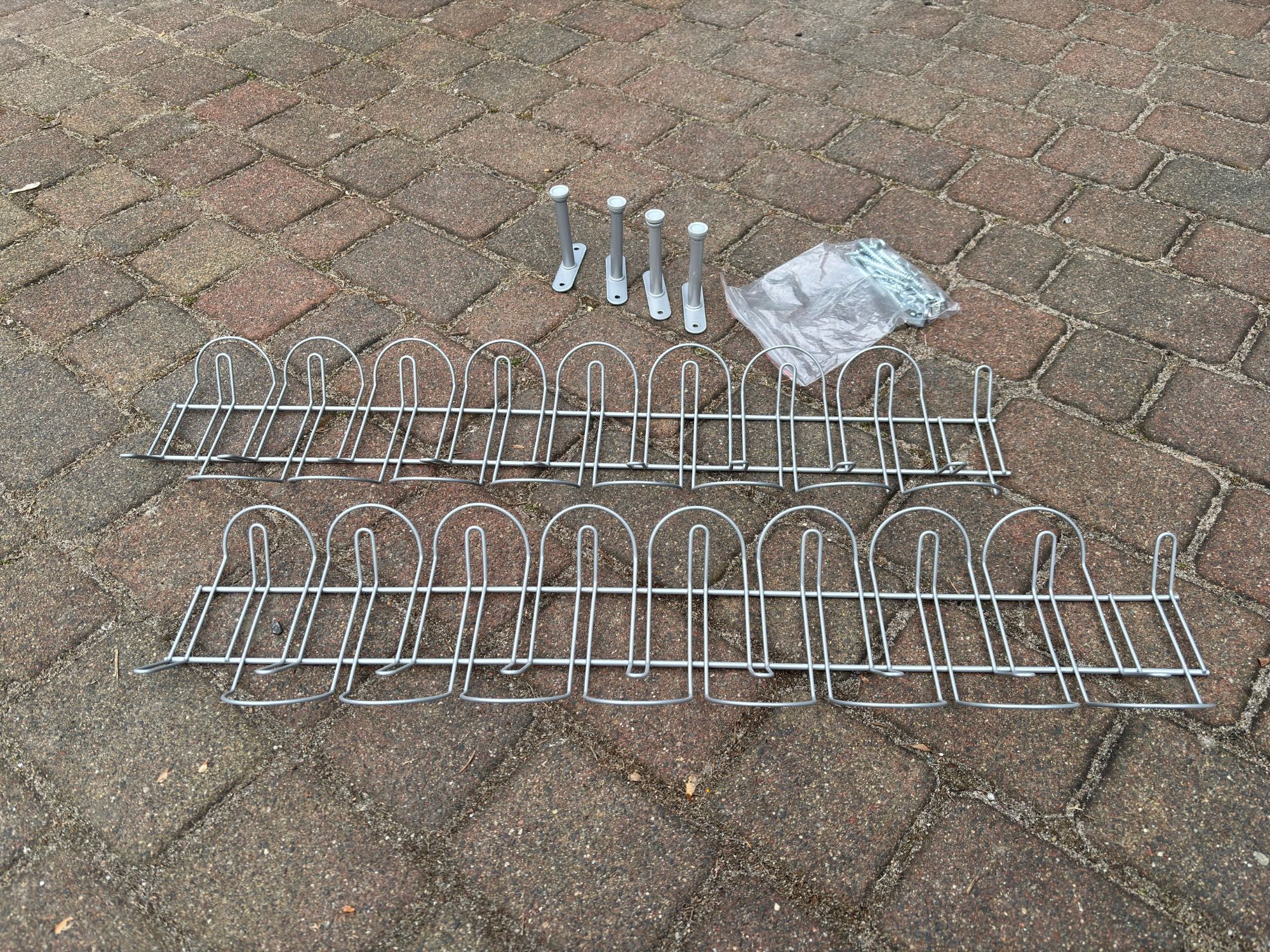 SIGNUM ikea Półka na kable, srebrny, 70 cm 2szt