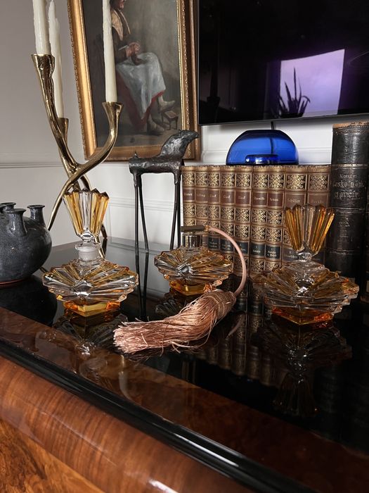 Zestaw Art Deco 1930 Echt Bleikristall kryształ ołowiowy kryształowy