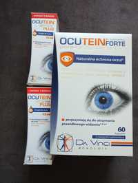 Ocutein Forte na zdrowe oczy, luteina 15 mg 60 kaps i 2 x krople