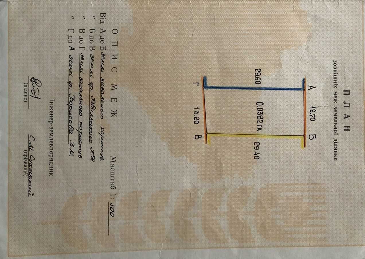 Продаж 2-х земельних ділянок Рясне - Руське Кооператив "Метролог"