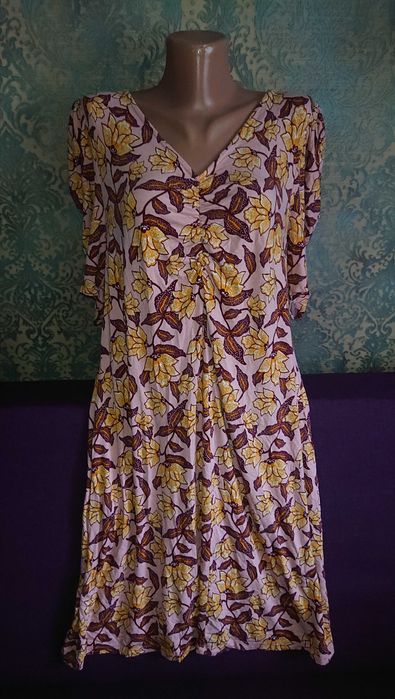 Красивое платье вискоза большой размер батал 50 /52