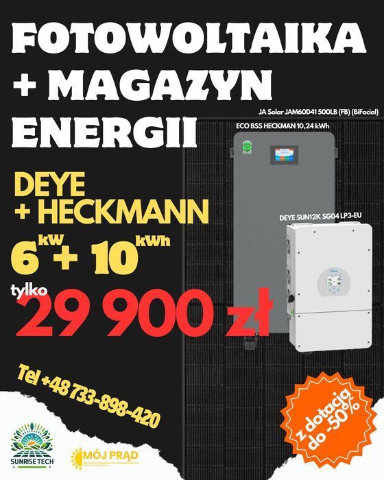Fotowoltaika + Magazyn Energii |  OFF-GRID