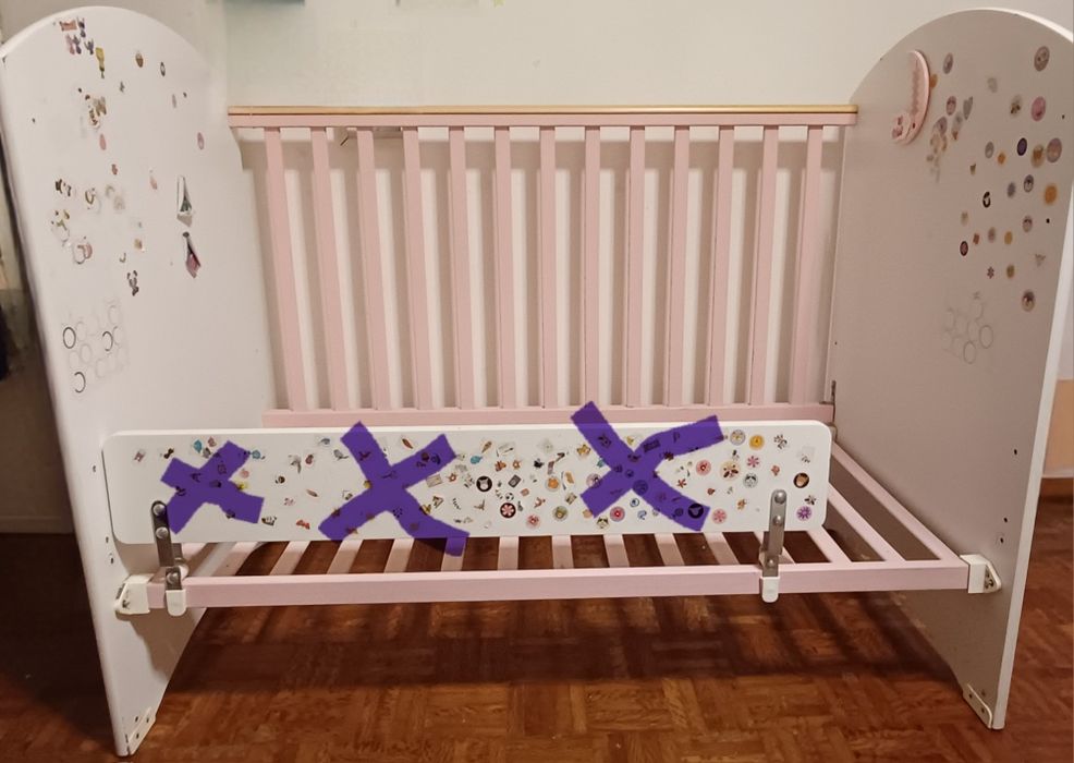 Cama de criança para doação