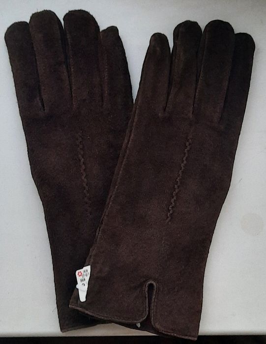 Натуральний ЗАМШ жіночі перчатки рукавиці рукавицы