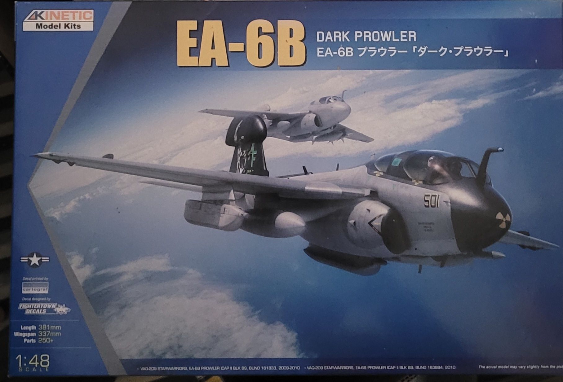 Kinetic 1:48 EA-6B Dark Prowler kit modelismo