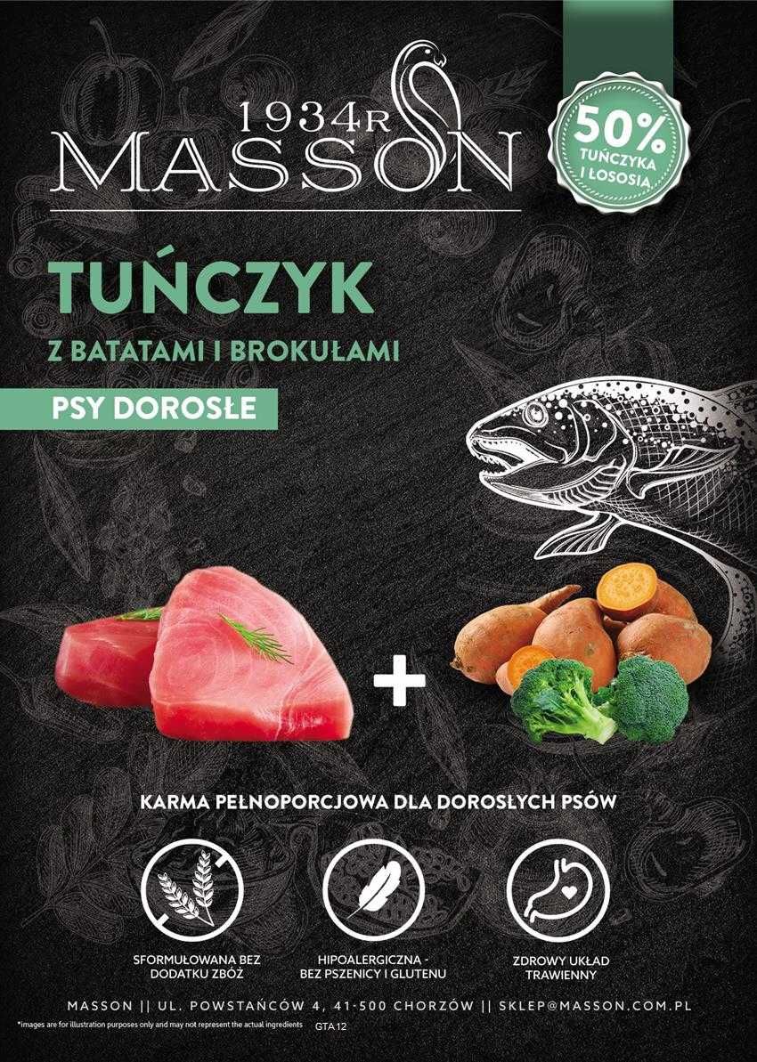 Sucha karma Masson tuńczyk 2 kg