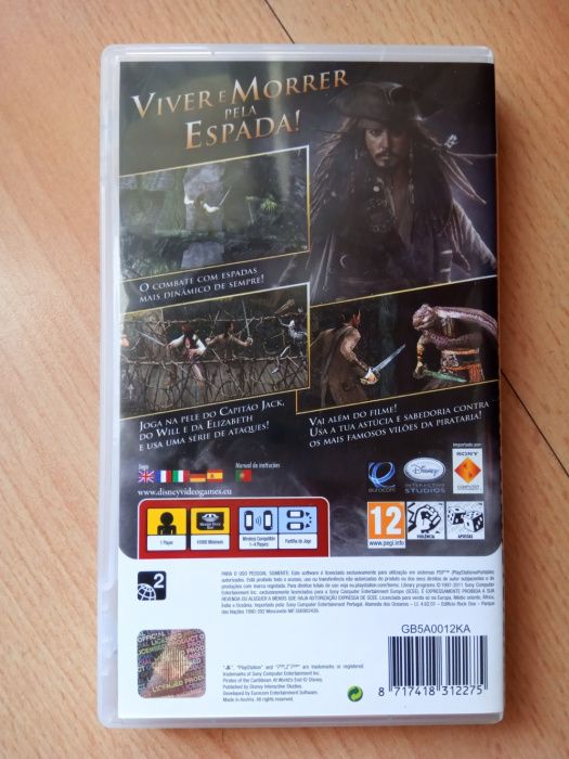 Piratas das Caraíbas PSP