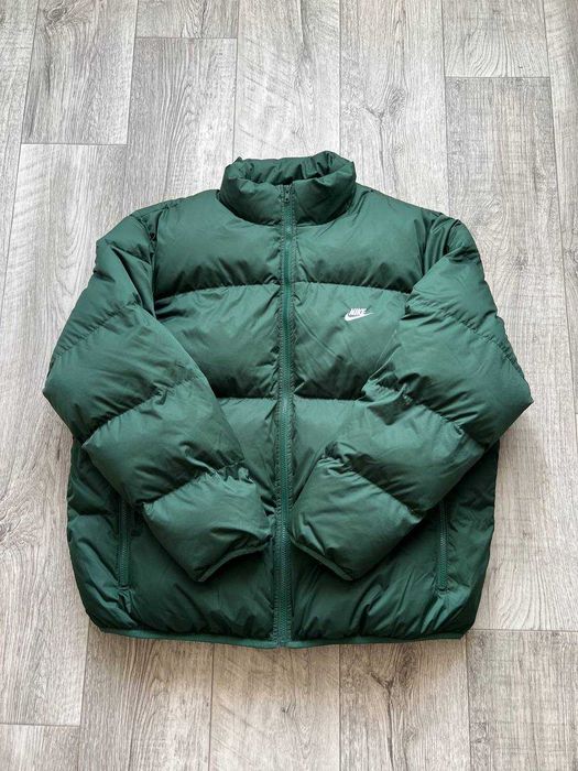 ОРИГІНАЛ! Пуховик Nike NSW Club Puffer Jkt Green XL XXL | FB7368-323