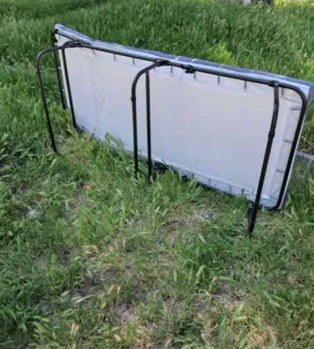 Складне Ліжко Розкладачка з матрацом розкладушка кровать раскладушка