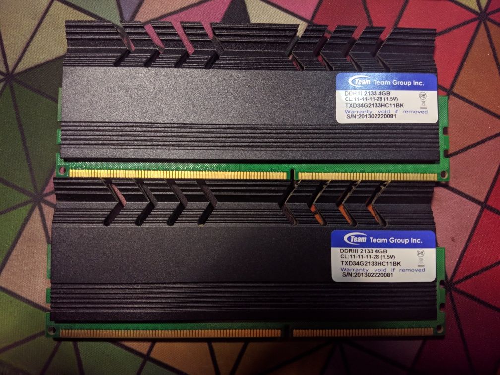 ОЗУ Team Xtreme DDR3 2*4gb 2133 MHz TXD34G2133HC11BK (8gb 16gb)