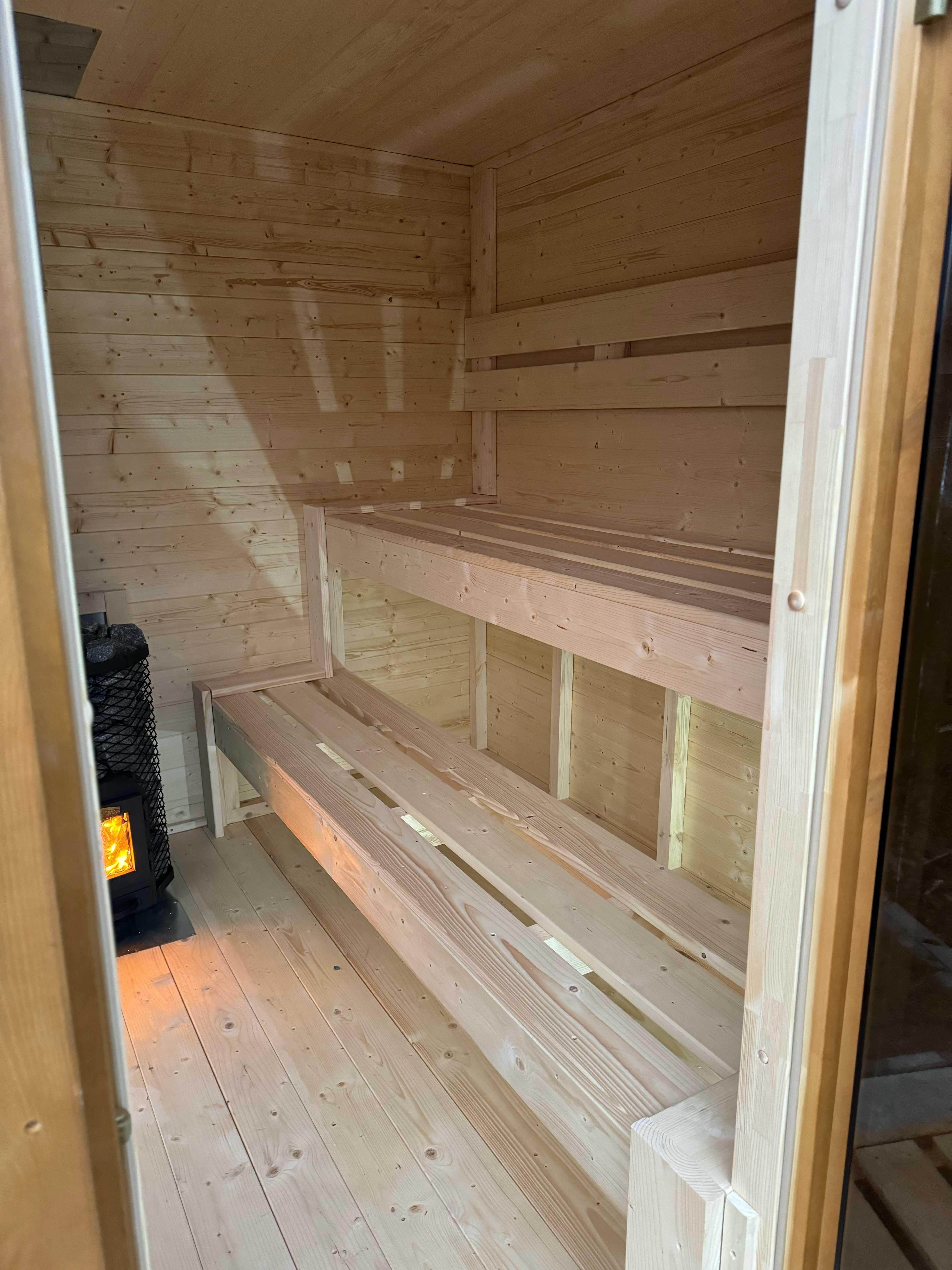 Sauna zewnętrzna ocieplona modułowa SAUNA OGRODOWA XL
