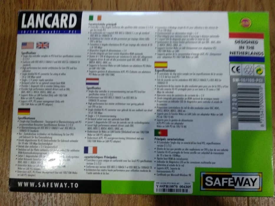 Lan Card Safeway 10/100