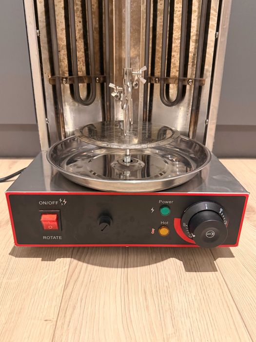 Grill elektryczny obrotowy Kebab Kurczak Stal Nierdzewna 3000W