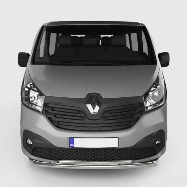 Защита переднего  бампера Ус   Renault Trafic 2003+ 2014+ Кенгурятник