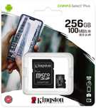 Карта пам'яті Kingston microSDXC 256GB Canvas Select Plus Class 10 UHS