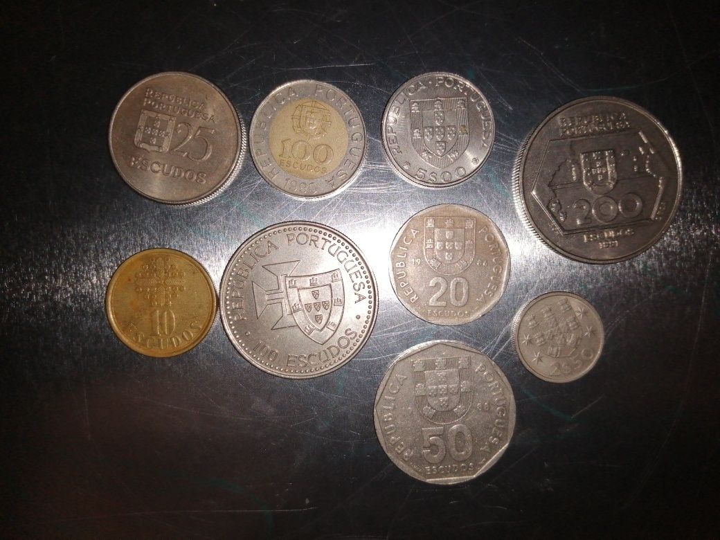 Moedas Escudo em bom estado