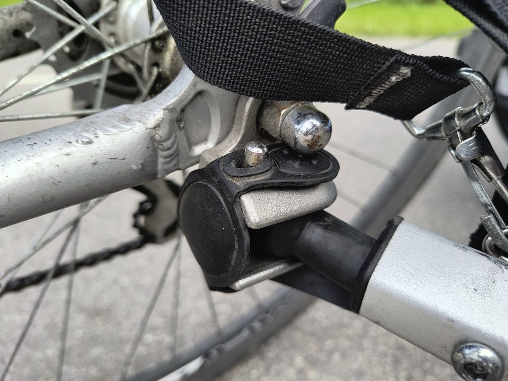 Thule Cross 2 - KOMPLET - przyczepka rowerowa dla 2