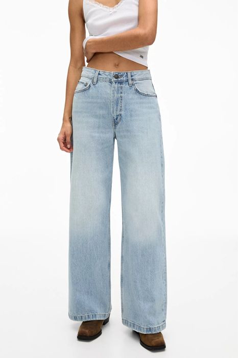 Широкі Джинси Pull&Bear (38) Baggy Fit Оригінал Нові Широкие Джинсы