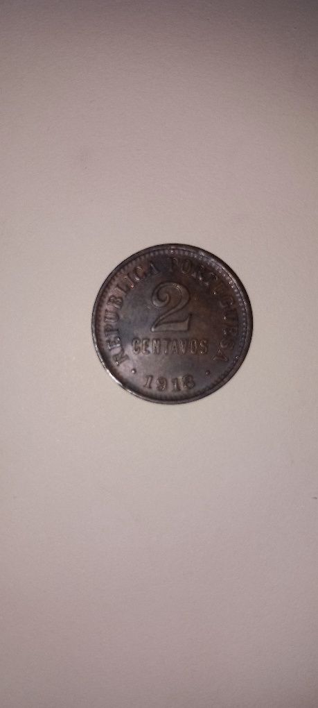 Moeda de 2 centavos de 1918