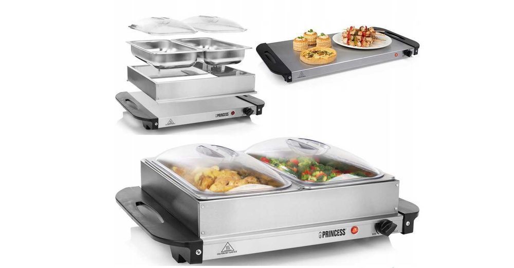 (2 x 2.3 L) Elektryczny Bufetowy Podgrzewacz potraw BEMAR Dwu Komorowy