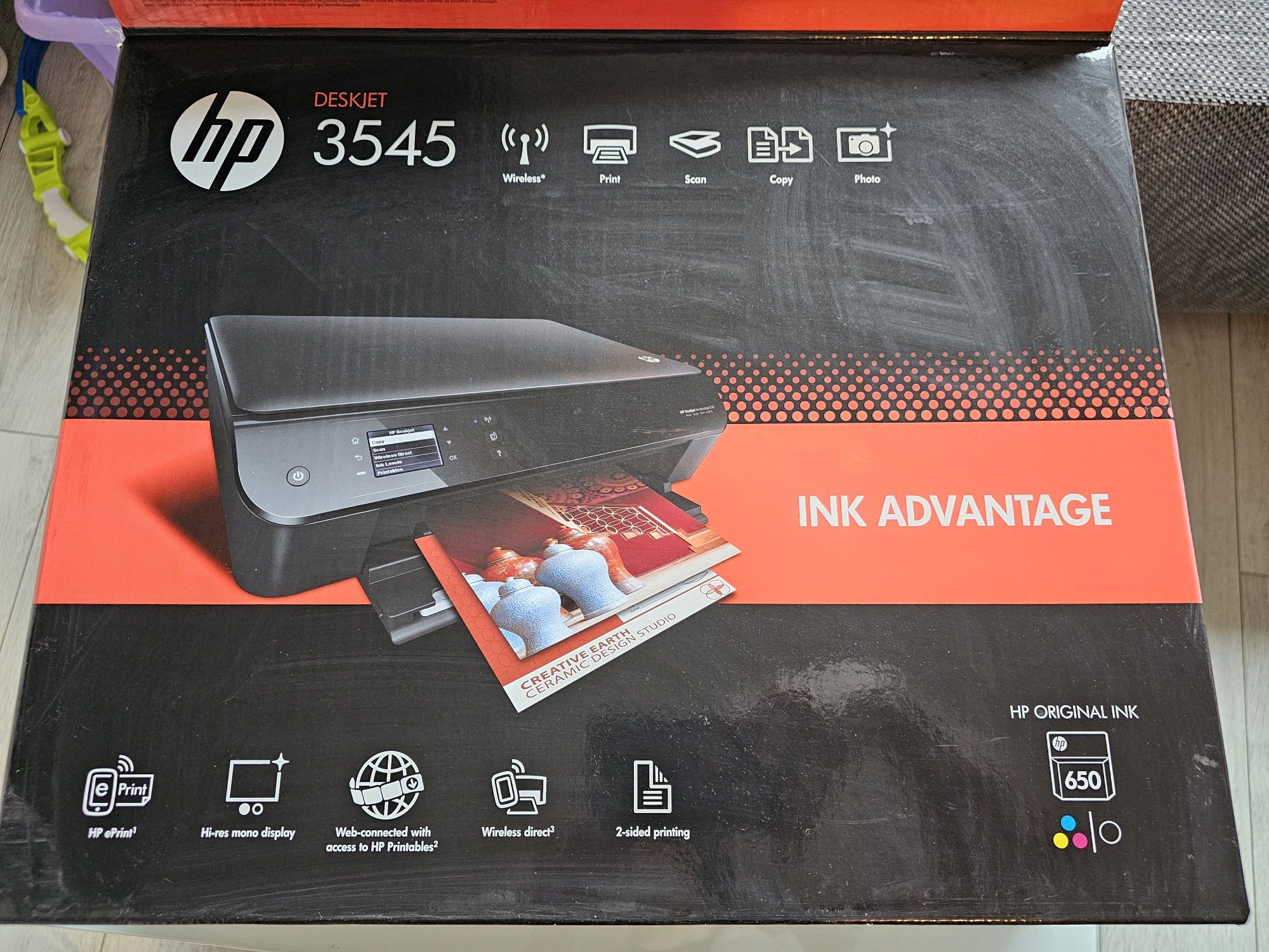 Urządzenie wielofunkcyjne drukarka HP Deskjet 3545 ink advantage
