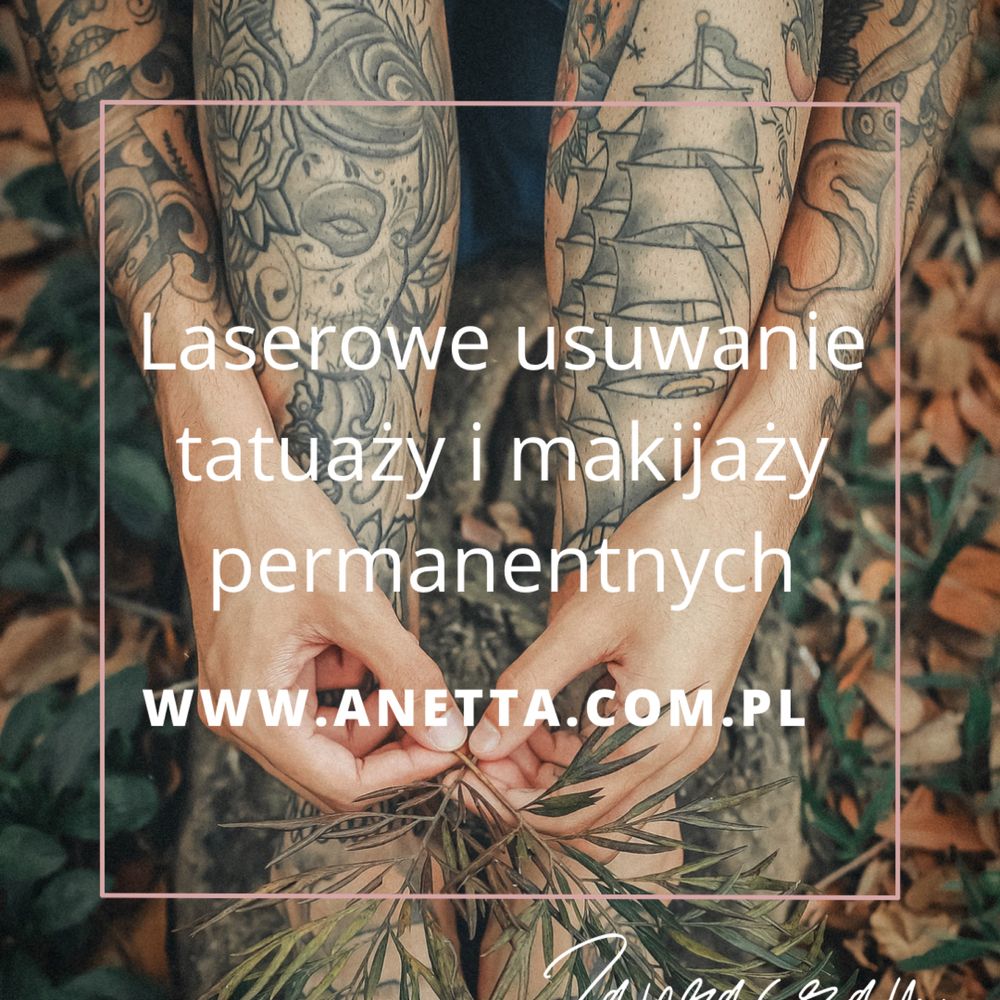 Usuwanie tatuażu, makijażu permanentnego