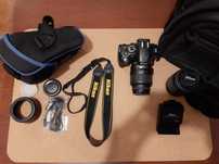 Conjunto Maquina Fotografica NIKON