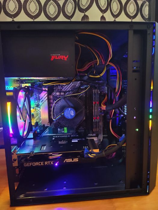 Видеокарта Nvidia RTX  3050 Asus dual 8gb gddr 6/ идеальное состояние