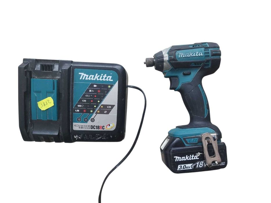 Zakrętarka udarowa 18V  Makita DTD152 z baterią i ładowarką / Cz-wa