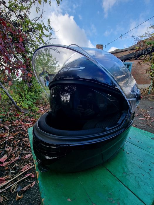 LS2 ff370 шолом модуляр L чорний