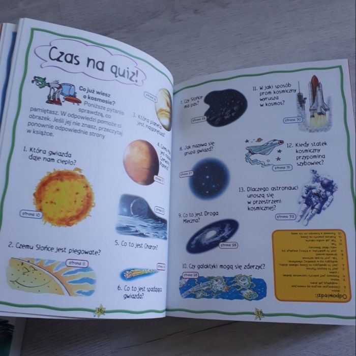 Olesiejuk encyklopedia dla dzieci Dowiedz się sam kosmos zwierzęta