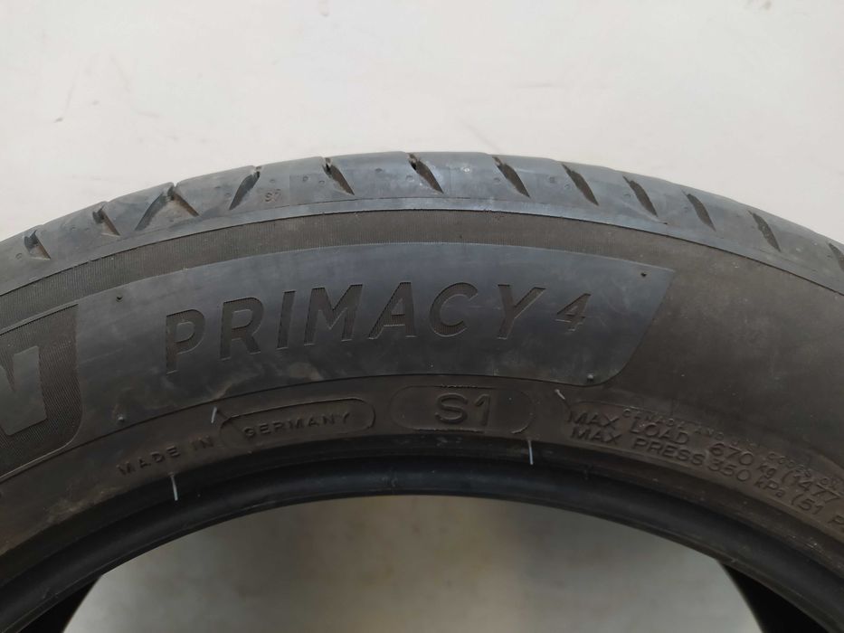 1x215/55R17 Michelin Primacy 4, 2020 rok, 94V, bieżnik 6,5mm