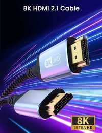 Cabo HDMI 2.1 8K 60Hz 4K 120Hz 48GB HDR ARC —ENVIO GRÁTIS—PROMOÇÃO—