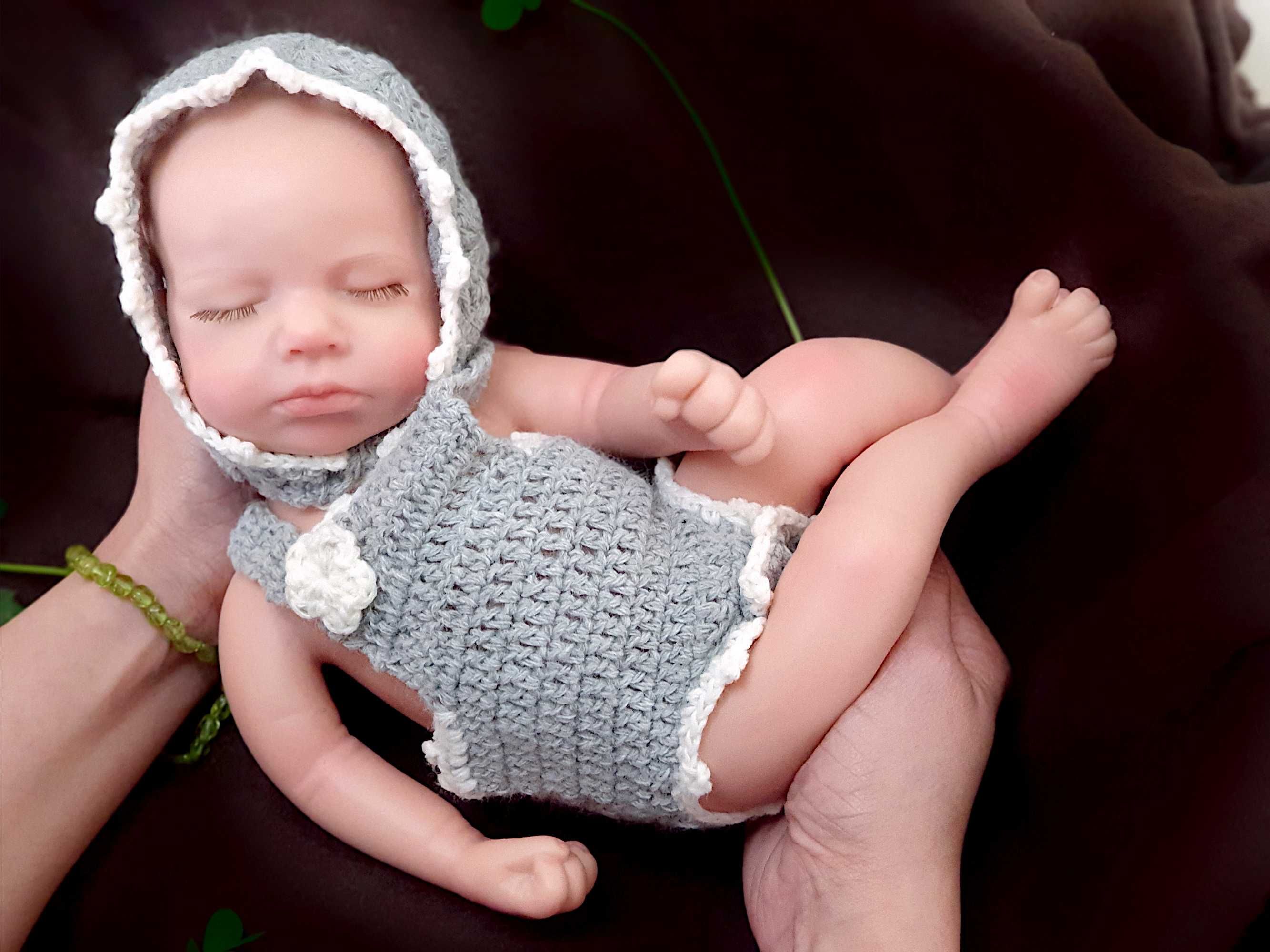 Boneca bebé reborn, verdadeiro silicone inteiro Menina (Novo)