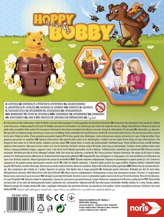 Gra zręcznościowa dla Dzieci Noris HOPPY BOBBY