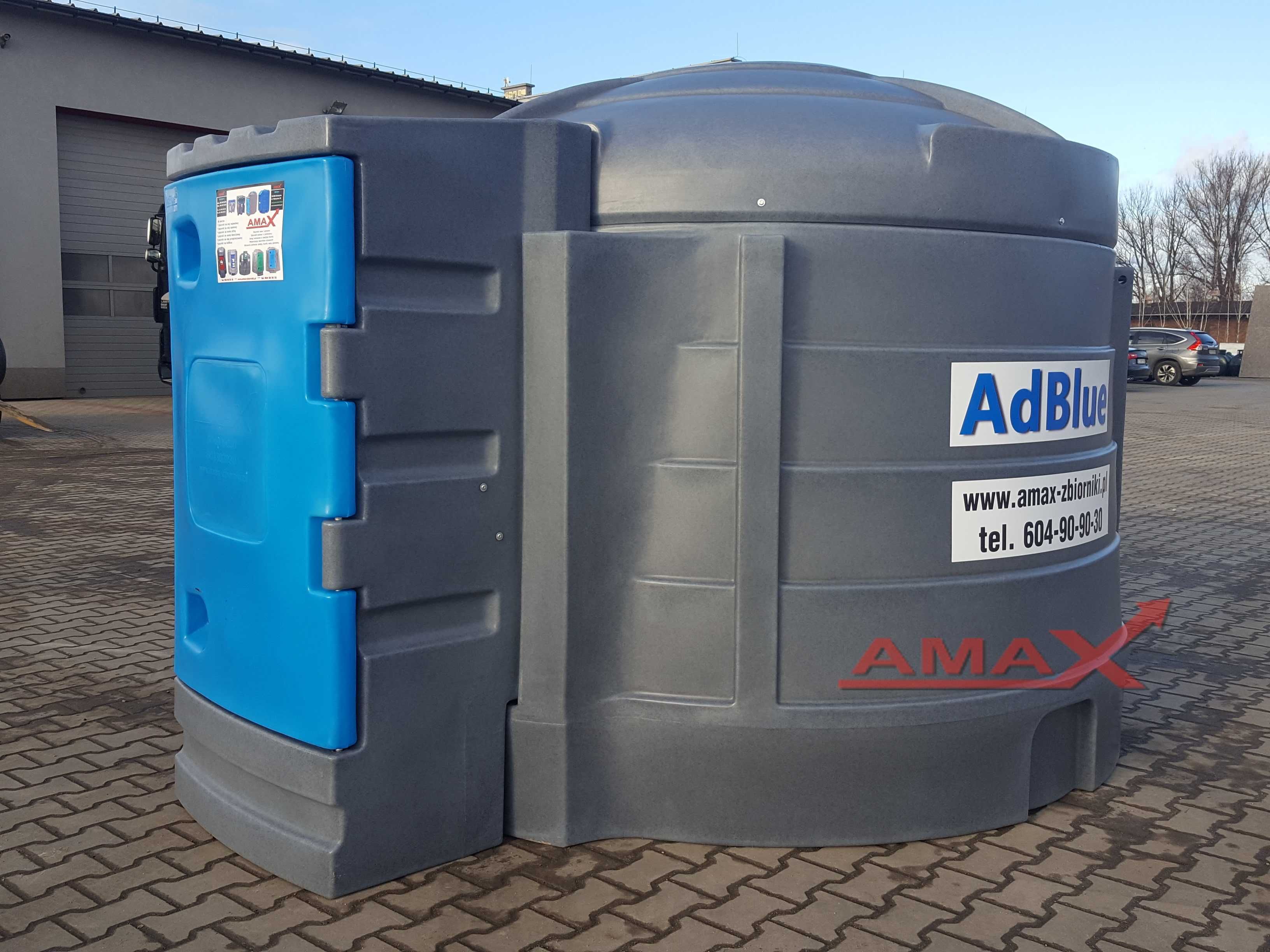 AdBlue Zbiornik 5000 litrów dwupłaszczowy na adbule z atestami, AMAX