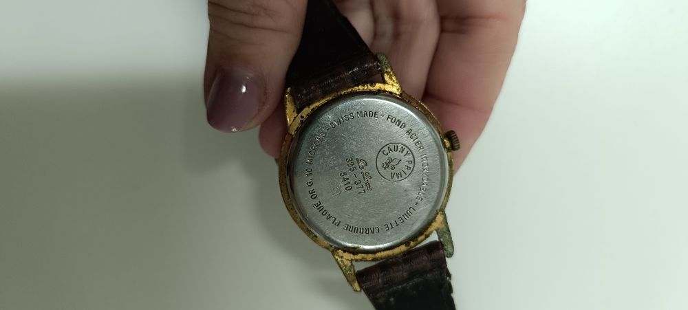 Relógio Cauby calendário 17 rubis, usado