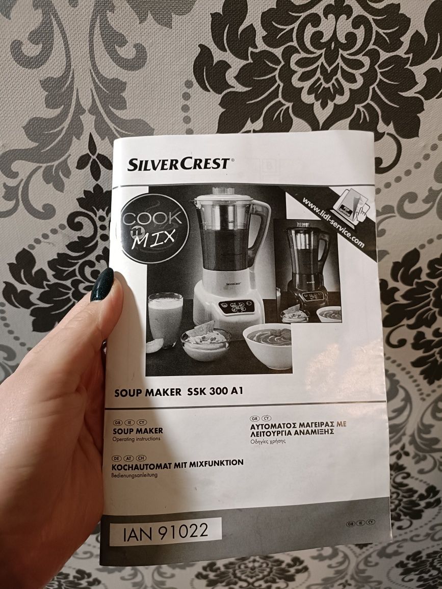 Soup maker zupowar szybkowar lidlomix silvercrest