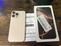 iPhone 16 Pro Max 5G Desert Titanium / Faktura / oStan BDB!