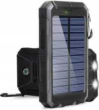 Solarny Powerbank 20000 mAh czarny