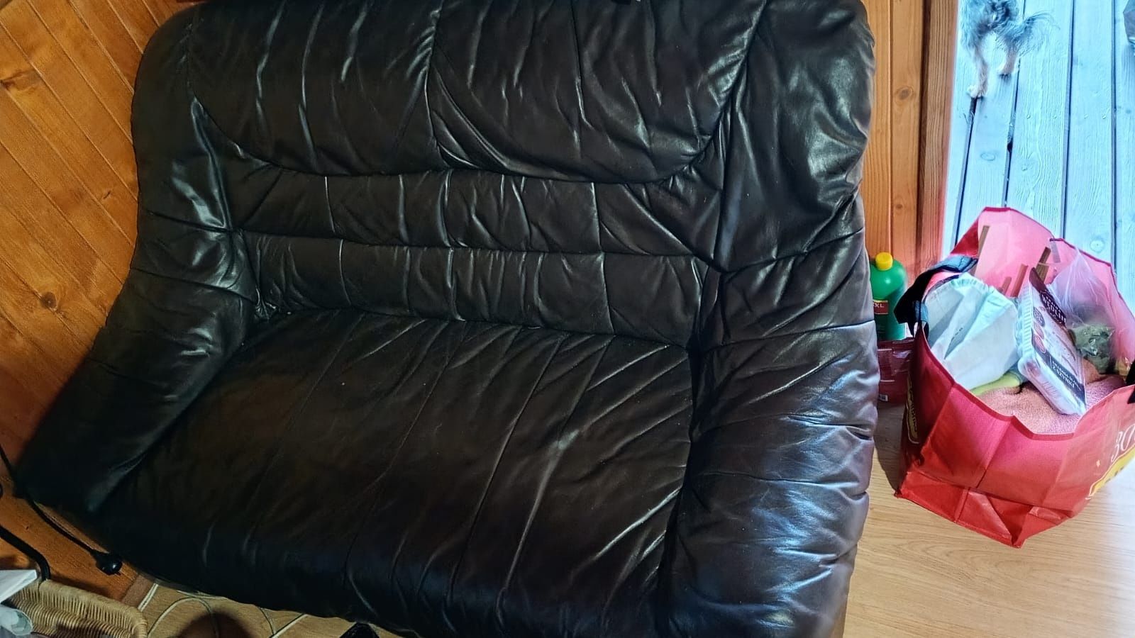 Sofa 2 osobowa,brazowa