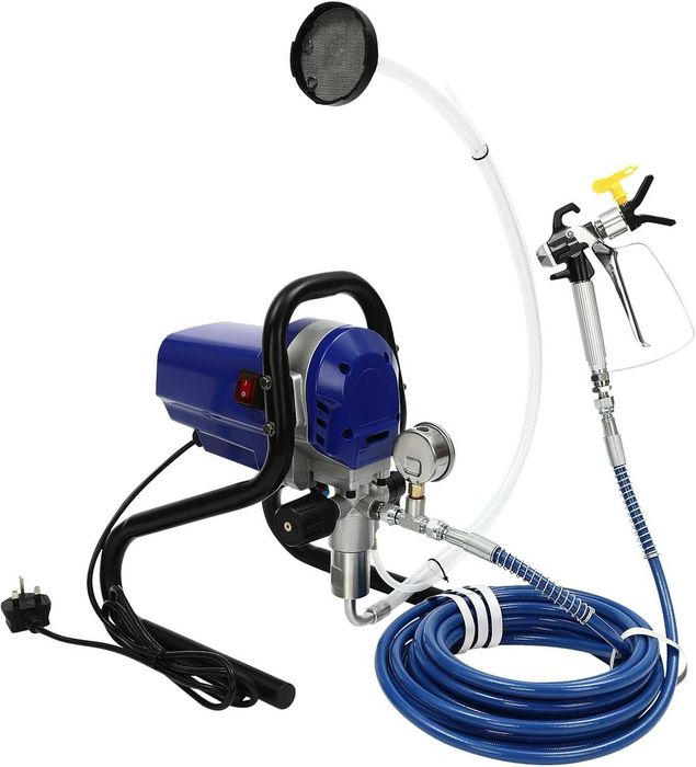 Elektryczny agregat pistolet do malowania 750W na stojaku T2
