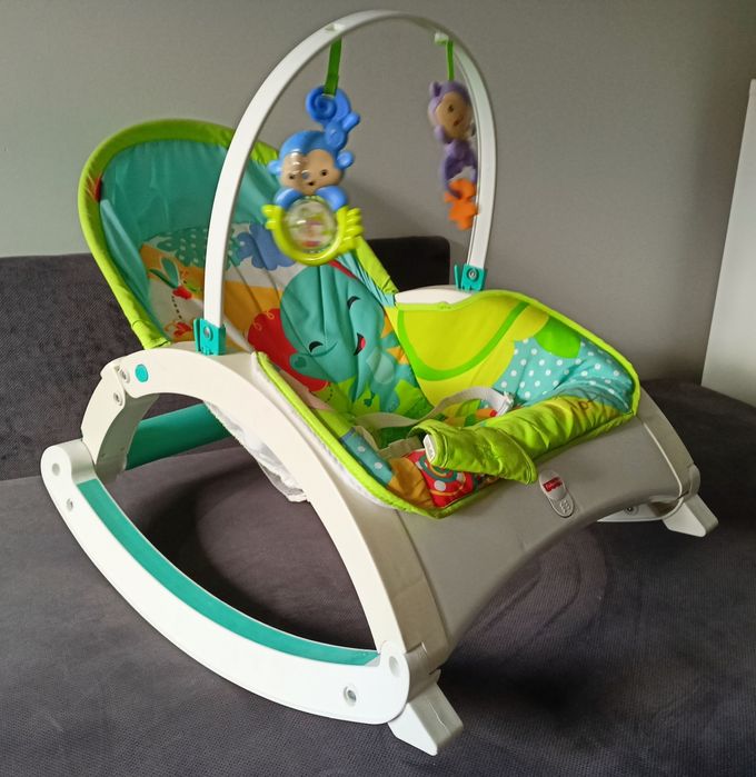 Leżaczek/Bujaczek Fischer Price z masażem