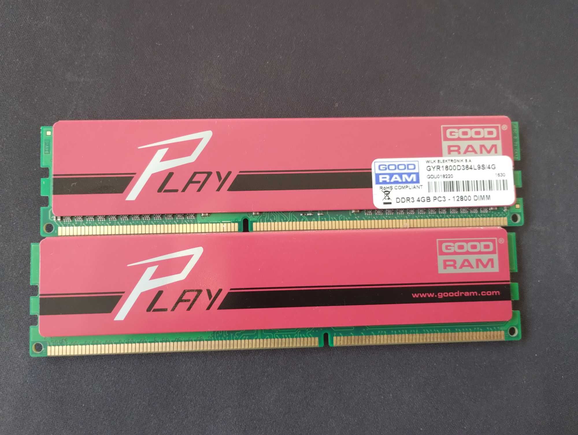 Pamięć RAM 2x 4GB GoodRAM DDR3 GYR1600D364L9S/4G (002724)