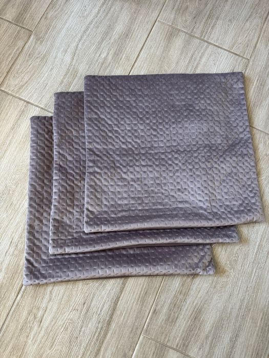 3szt Poszewki na poduszki welurowe velvet 45x45