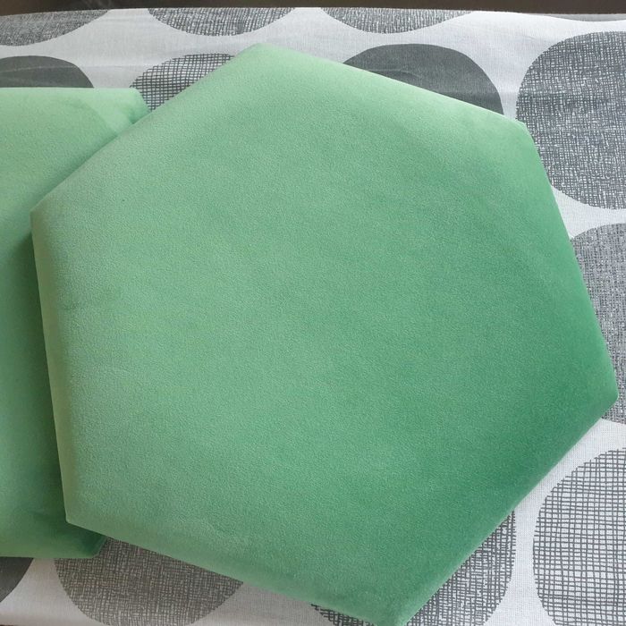 Panele tapicerowane ZIELONE 33x28.5 plaster miodu